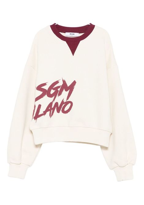 Felpa con logo MSGM KIDS | F5MSJGSW129013